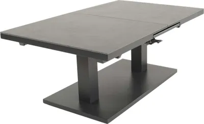 Produktbild von Lesli Living - Gartentisch Geneva - Anthrazit - 140/180x85x54/75,5cm