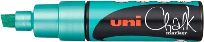 Obrázok produktu pre Uni-Ball ChalkGlass PWE-8K, Metalická zelená, sekáč, 1 kusov