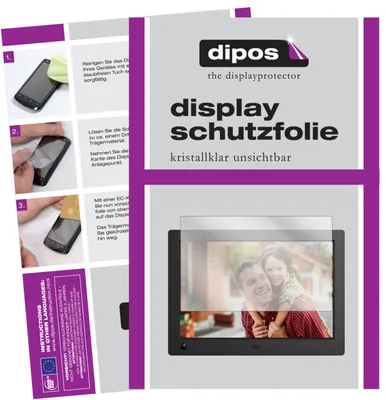 Produktbild von 6x Schutzfolie für NIX Advance 8 Zoll Widescreen Digitaler Bilderrahmen klar