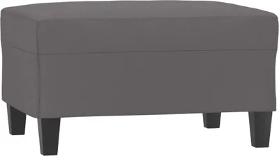 Produktbild von vidaXL Fußhocker Grau 70x55x41 cm Kunstleder