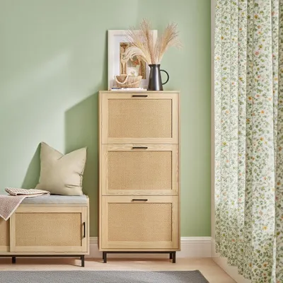 Obrázek produktu pro Komoda - Skříňka s zásuvkami - Úložná skříň - Šatní skříň - Komoda s zásuvkami - Moderní design - 5 zásuvek - Bílá - 60x38x100 cm