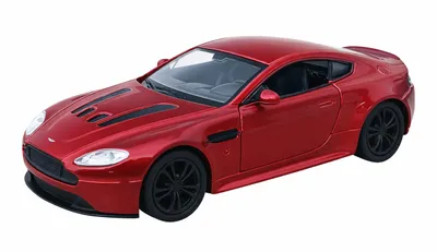 Produktbild von Aston Martin Vantage Modellauto 12cm aus Metall mit Rückzugmotor Modell Auto Spielzeugauto Spielzeug 65 (Rot)