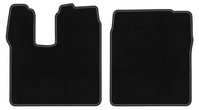 Image de Tapis de sol en moquette pour MAN TGL 2005- (utilitaire) – jeu 4 pièces, noirs, sur mesure – Wielganizator BASIC