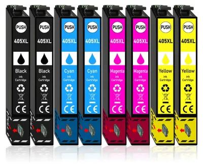 Produktbild von 8er Pack Druckerpatronen 405 405XL kompatibel für Epson WF-4825