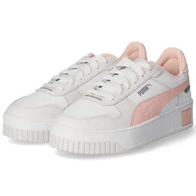Produktbild von Puma Low Sneaker CARINA STREET Damen Leder und Synthetik Weiß Größe: 6