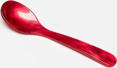 Produktbild von G.F. Heim Söhne Eierlöffel aus Acrylglas rot 12,5cm