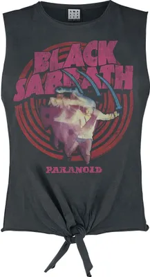 Produktbild von Black Sabbath Top Damen Amplified Collection - Paranoid charcoal L
