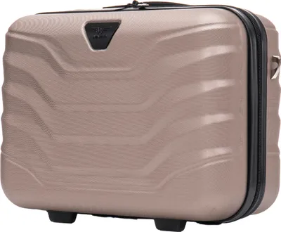 Zdjęcie produktu dla Wings PEAFOWL 14" kosmetyczka Champagne - torba kabinowa, 15L ABS+