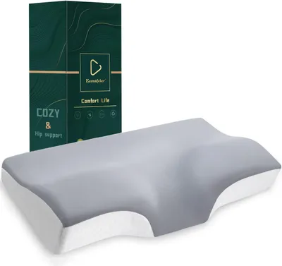 Produktbild von Nackenkissen Viscoschaum, für Schlaf, mit waschbarem Bezug, für Zuhause