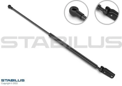 Produktbild von STABILUS LIFT-O-MAT 734018 Gasfeder Heckklappendämpfer für SUBARU Legacy V Kombi (BR) 581mm