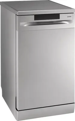 Immagine prodotto di Gorenje | Lavastoviglie | GS520E15S | A libera installazione | Larghezza 45 cm | Numero di coperti 9 | Numero di programmi 5 | Classe di efficienza energetica E | Display | Funzione AquaStop | Grigio