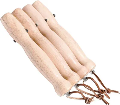Obrázek produktu pro Grilovací vidlice s dřevěnou rukojetí a teleskopickou funkcí