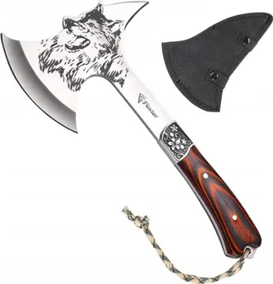 Zdjęcie produktu dla Foxter 2227 Topór taktyczny Tomahawk wolf 32 cm