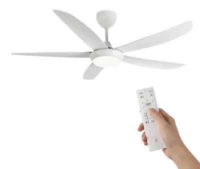Productafbeelding van Plafondventilator Met Licht - 137 Cm - 50 Watt - Acrylonitrilbutadieenstyreen