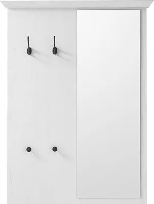 Produktbild von Wandgarderobe Westerland - Landhaus Pinie Weiß