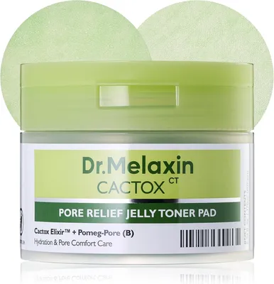 Obrázek produktu pro Dr.Melaxin Cactox Pore Relief – tonizační gelové tampony, 170 ml
