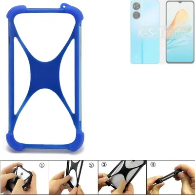 Produktbild von K-S-Trade Handy Hülle kompatibel mit ZTE Axon 40 Lite Silikon Schutzhülle Cover Case Bumper Silikoncase TPU Softcase Schutz Hülle Smartphone