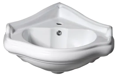 Produktbild von Kerasan RETRO Keramik-Eckwaschtisch 57,5x58cm, weiß
