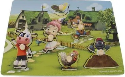 Produktbild von Toggolino - Holz Puzzle mit Stempel