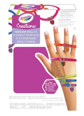 Obrázok produktu pre Crayola 04-0665, Detská súprava na výrobu náramkov, 8 rok / roky, Viacfarebný