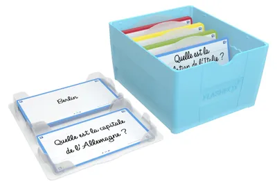 Produktbild von Oxford Flashbox, Box zum Aufbewahren, Überarbeiten und Scannen von Karteikarten