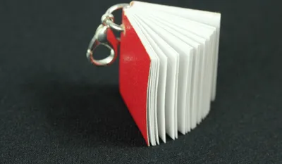Produktbild von Buch Bücher Charm Anhänger Bettelarmband Miniblings Charms Lesen Leseratte rot