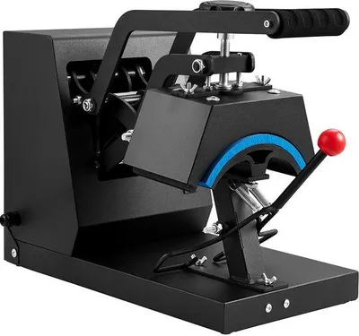 Immagine prodotto di Macchina termica multifunzione 4-in-1, dimensioni 6 x 3 pollici, sistema di trasferimento a sublimazione a conchiglia, timer digitale LCD con 4 elementi riscaldanti curvi