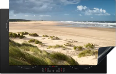 Produktbild von KitchenYeah© Herdabdeckplatte Sand - Düne - Meer , 83x51cm, Küche Deko, Glaskeramikkochfeld Herdabdeckung, Abdeckplatte fùr Kochfeld