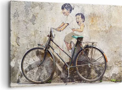 Produktbild von Bild auf Leinwand - Leinwandbild - Graffiti modern - 120x80cm - Wand Bild - Wanddeko - Wandbilder - Leinwanddruck - Bilder - Kunstdruck - Wanddekoration - Leinwand bilder - Wandkunst - AA120x80-3617