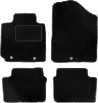 Immagine prodotto di Tappetini in velluto nero per: Hyundai Veloster Coupé (2011-2018)