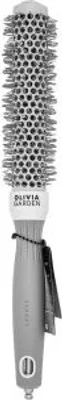 Produktbild von Olivia Garden Expert Blowout Speed Round Brush Wavy Bristles White & Grey 25 mm Haarbürste