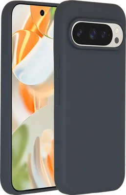 Immagine prodotto di Custodia in silicone liquido Accezz per Google Pixel 9 / 9 Pro - Blu scuro