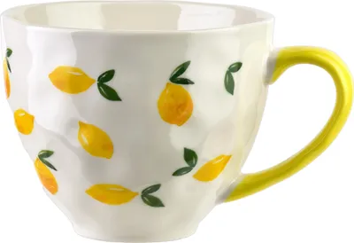 Produktbild von Becher Porzellan LIMONE Zitrone 400 ml 11x15x9 cm Gelb 1 Stück