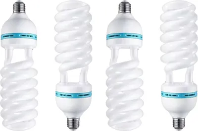 Produktbild von Bolt Edge 135W Spiralförmige Tageslichtlampen – 2er Set – E27 Fassung – Für Fotografie & Softbox Studio-Beleuchtung