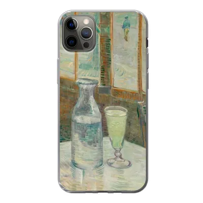 Produktbild von MuchoWow® Handyhülle Schutzhülle Hülle für iPhone 13 Pro Max Couchtisch mit Absinth - Vincent van Gogh Silikon Softcase Handy Hülle - Mobiltelefon