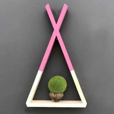Produktbild von Skye Decor, Raf142, Wandregal, Nussbaum, 100 % MASSIVES HOLZ, 25 x 6 x 42 cm