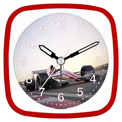 Obrázok produktu pre Detský budík EUROTIME Závodná dráha - pretekárske auto