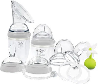Produktbild von Haakaa Generation 3 Premium Set - Grau