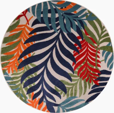 Produktbild von Teppich FLORAL 9021 MULTI 150x150 RUND