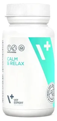 Productafbeelding van VET EXPERT Calm&Relax – Supplement tegen stressverschijnselen voor honden en katten – 30 capsules.