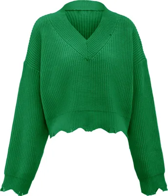 Image de Pull pour femmes Gaya - vert. Pull pour femmes Gaya - vert, taille M/L