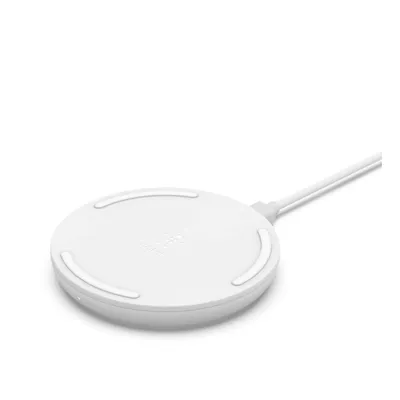 Produktbild von Belkin Wireless BOOST CHARGE 15W Ladepad inkl. USB-C Kabel und Netzteil, weiß