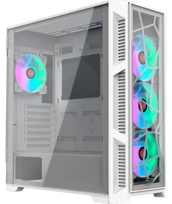 Image de Raijintek PONOS Ultra Midi-Tower, verre trempé - blanc