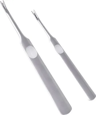 Produktbild von INF Professionelles Nagelhautschieber-Set – doppelseitiger Edelstahl