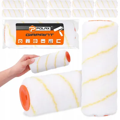 Produktbild von Polax Ersatz-Farbrolle 18 cm 10 Stück für Lacke und Farben