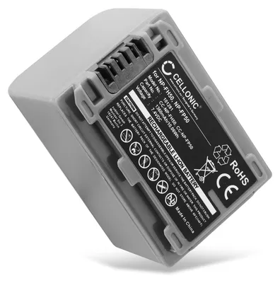 Immagine prodotto di CELLONIC 1x Batteria compatibile con Sony NP-FP50, DCR-HC23, DCR-HC27