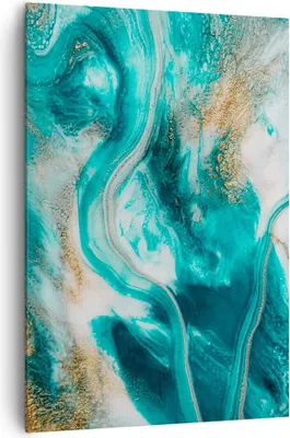 Produktbild von Bild auf Leinwand - Leinwandbild - Einteilig - Wasser Meer Ozean - 70x100cm - Wand Bild - Wanddeko - Wandbilder - Leinwanddruck - Wanddekoration - Leinwand bilder - Wandbild - PA70x100-5108