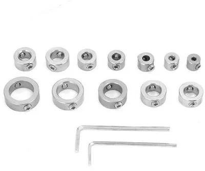 Produktbild von Bohrstop-Set 12-tlg Edelstahl 3-16mm Bohrtiefe Bitsatz