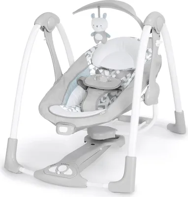 Produktbild von INGENUITY Kompakte Babyschaukel, leiser Motor, 12 Melodien, automatische Schaukelfunktion Raylan