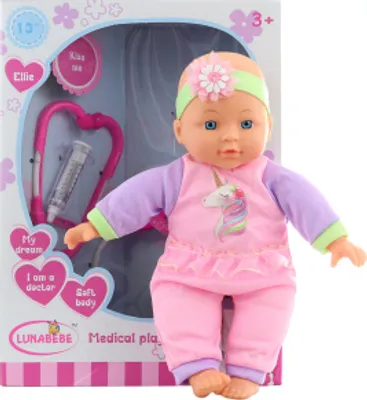 Obrázek produktu pro Miminko měkké tělo na baterie doktorka